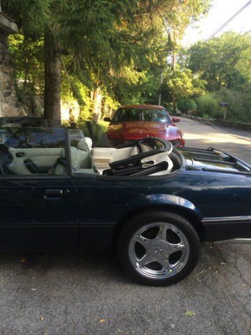 1990 Twilight Blue Ford Mustang Convertible