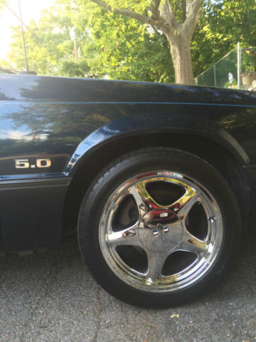 1990 Twilight Blue Ford Mustang Convertible