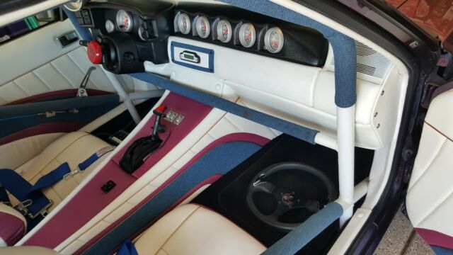 1990 Chrome Illusion True Blasberry Ford Mustang Hatchback