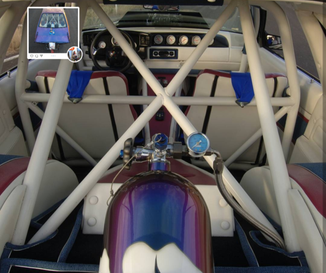 1990 Chrome Illusion True Blasberry Ford Mustang Hatchback