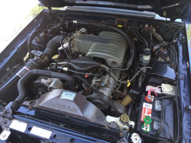 1990 Blue Ford Mustang Coupe