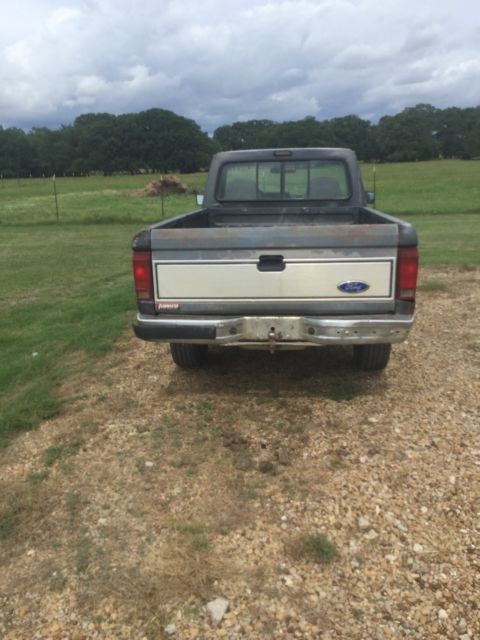 1990 Gray Ford Ranger Standard Cab Pickup