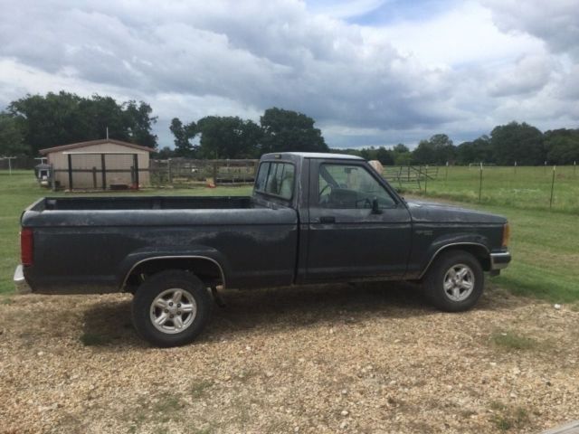 1990 Gray Ford Ranger Standard Cab Pickup