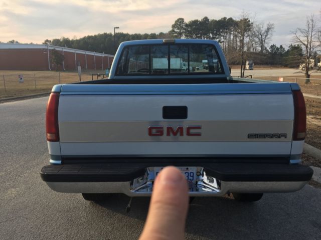 1990 Blue / White GMC Sierra 1500 Standard Cab Pickup