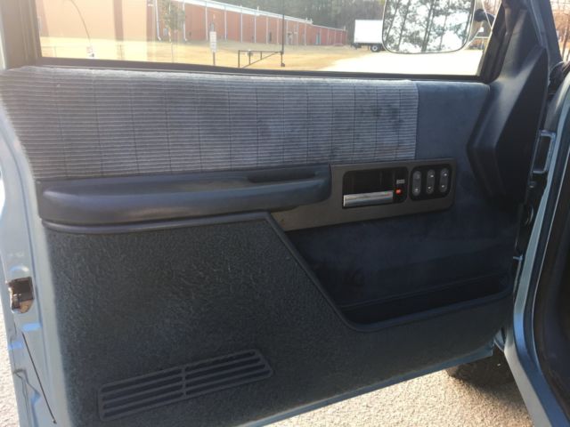 1990 Blue / White GMC Sierra 1500 Standard Cab Pickup