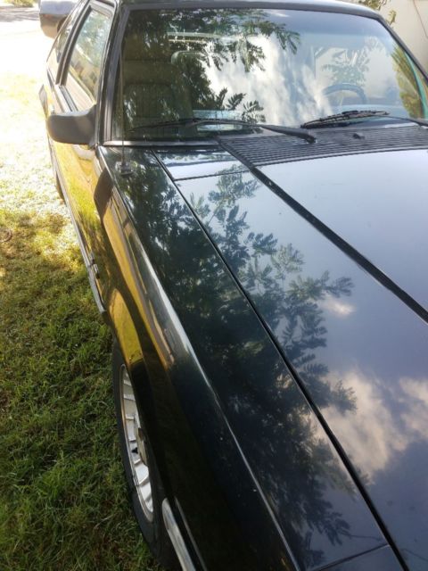 1990 Black Ford Mustang Coupe