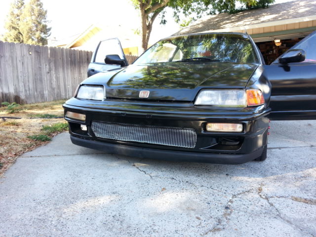 1990 Black Honda CRX Coupe