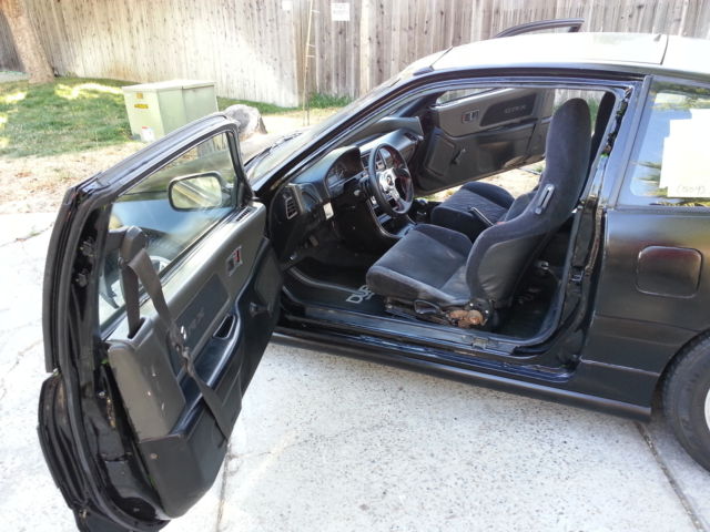 1990 Black Honda CRX Coupe