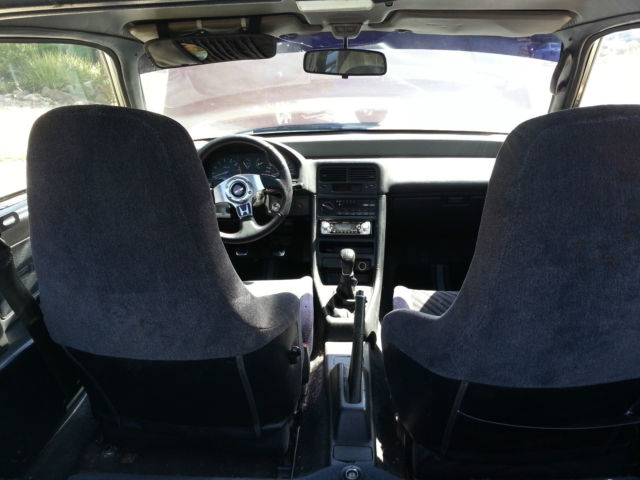 1990 Black Honda CRX Coupe