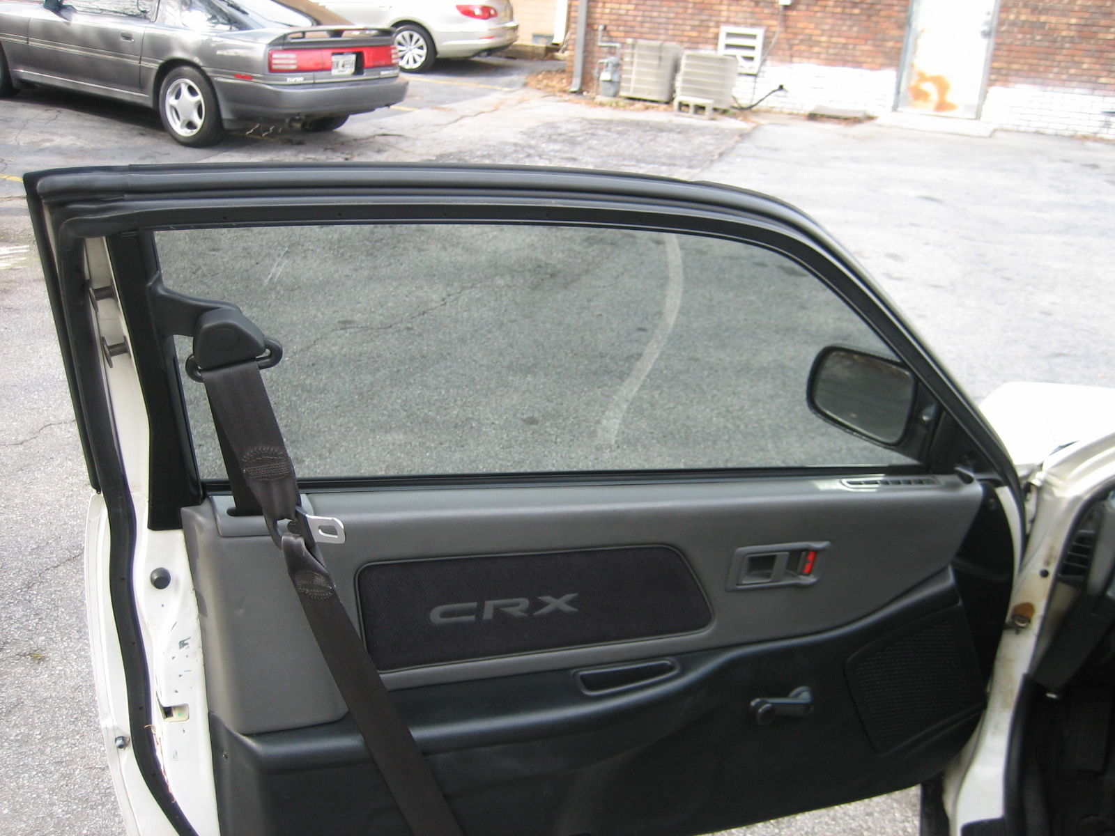 1990 White Honda CRX Hatchback