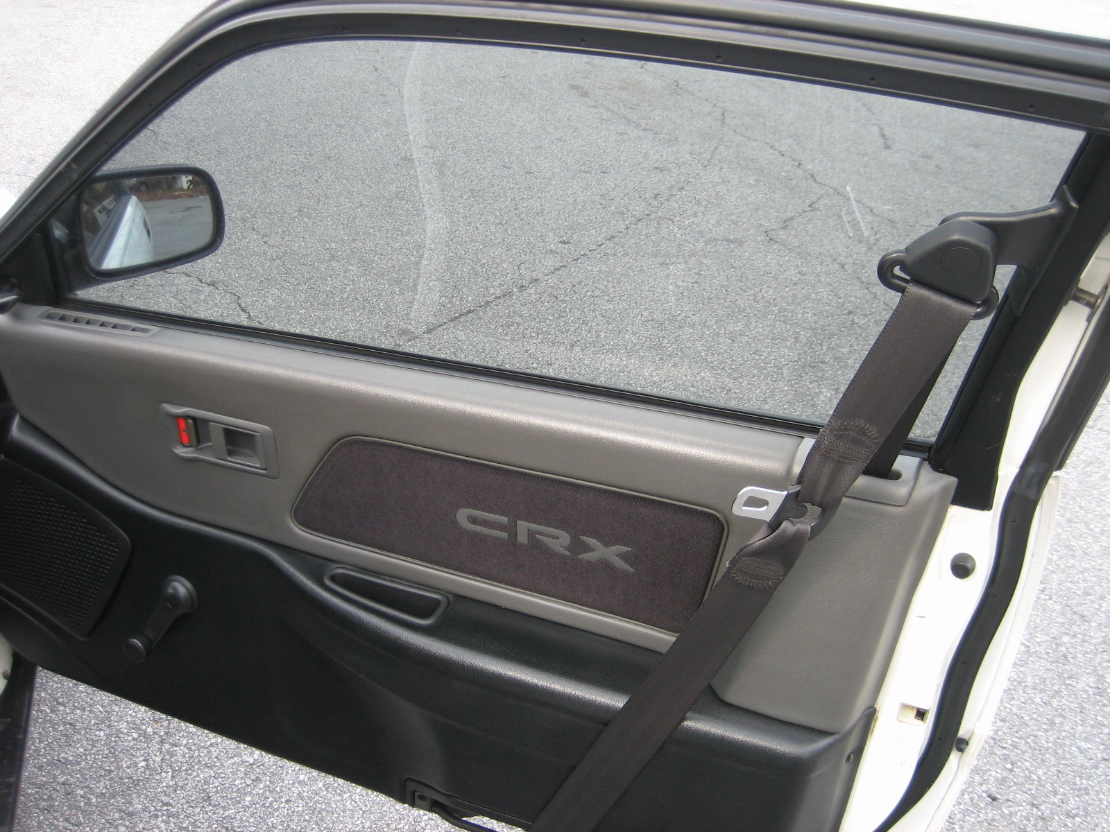 1990 White Honda CRX Hatchback