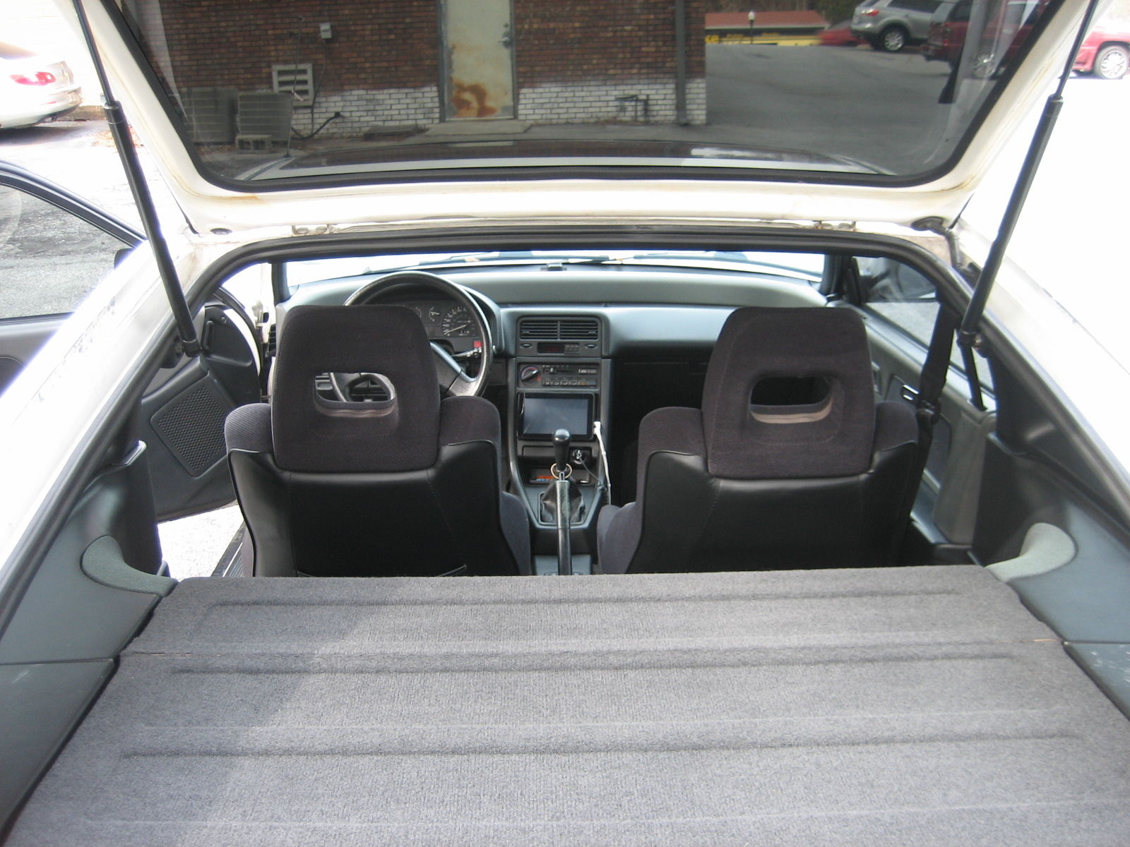 1990 White Honda CRX Hatchback