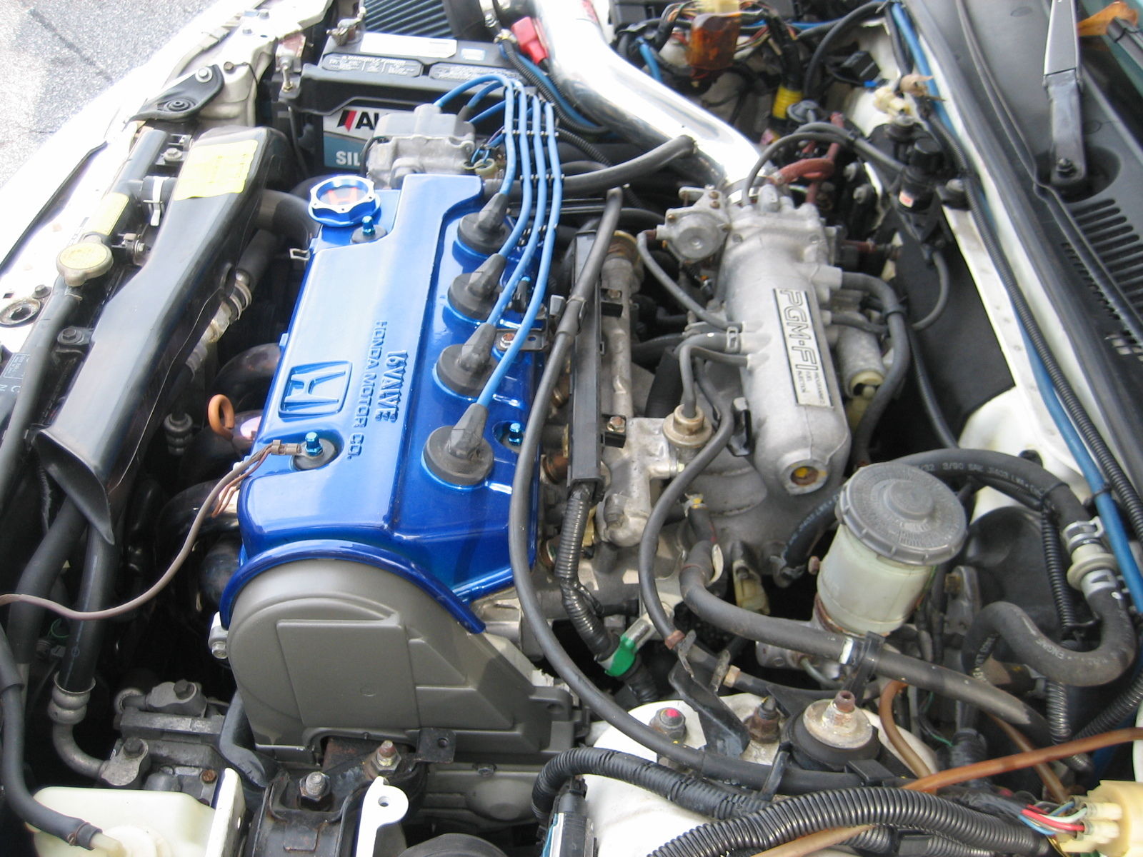 1990 White Honda CRX Hatchback