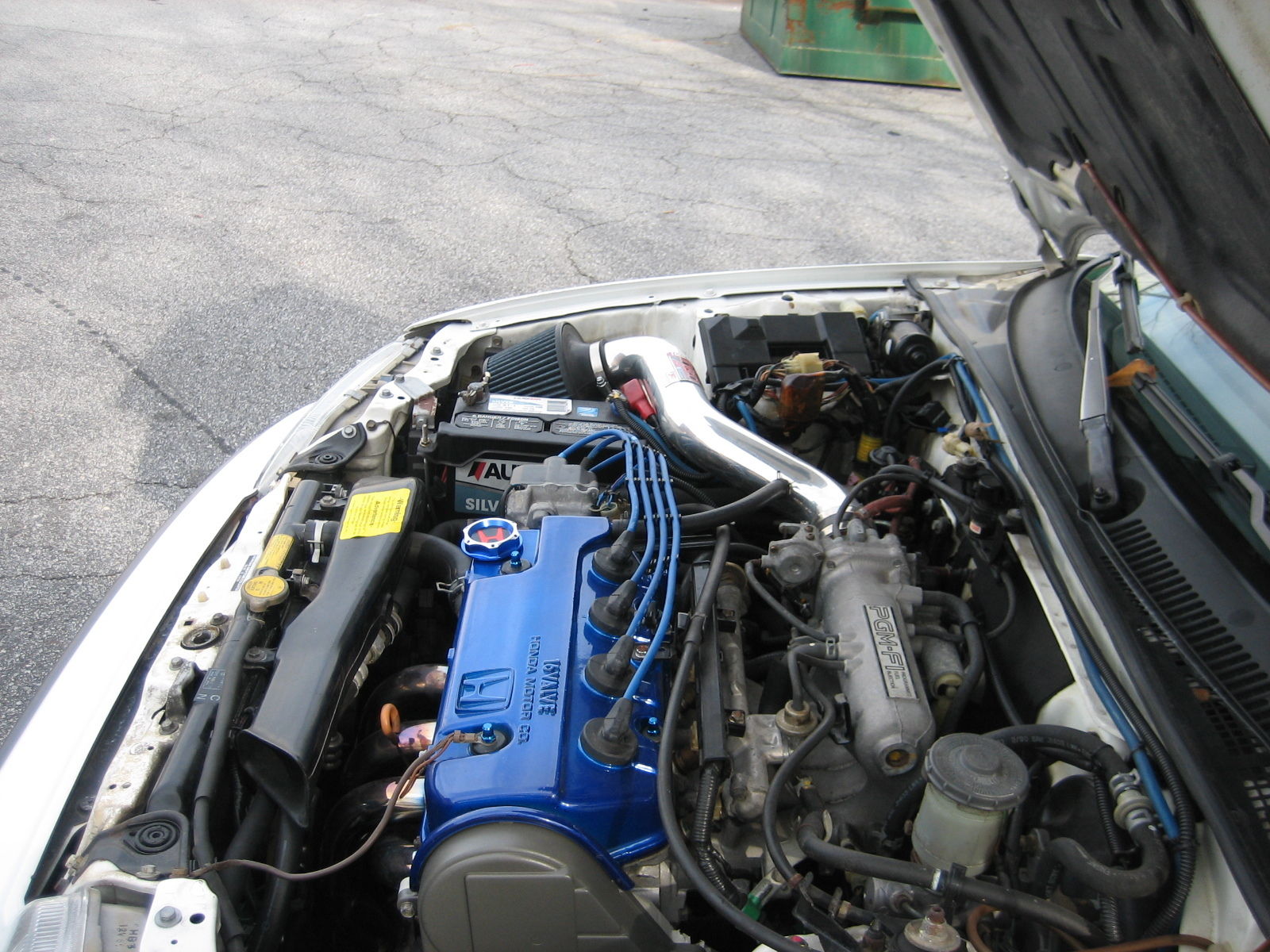 1990 White Honda CRX Hatchback