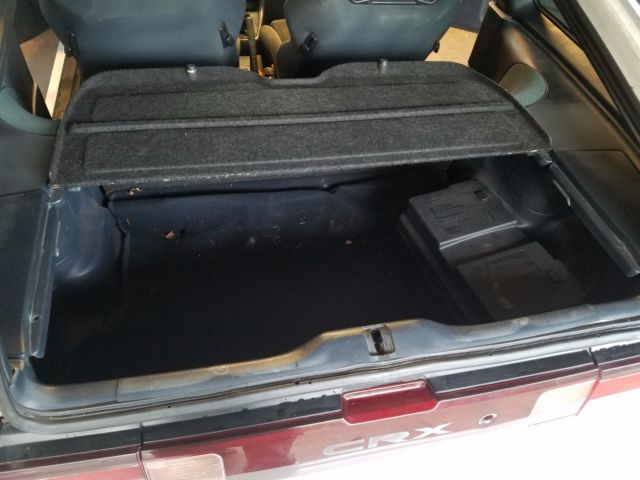 1990 White Honda CRX Hatchback