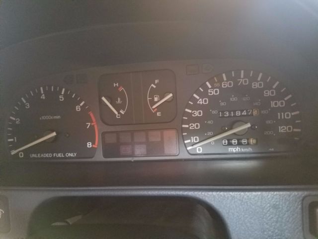 1990 White Honda CRX Hatchback