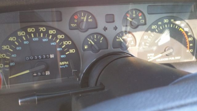 1990 Red Chevrolet Camaro Coupe