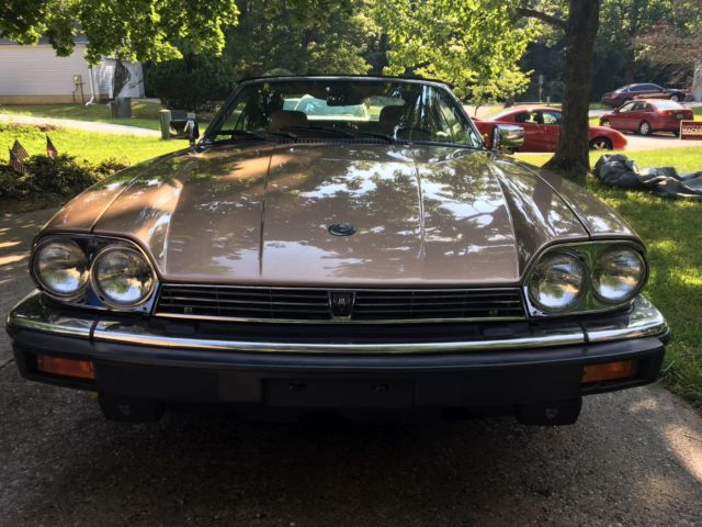 1990 Bronze Jaguar XJS Convertible