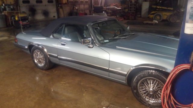 1990 Blue Jaguar XJS Convertible