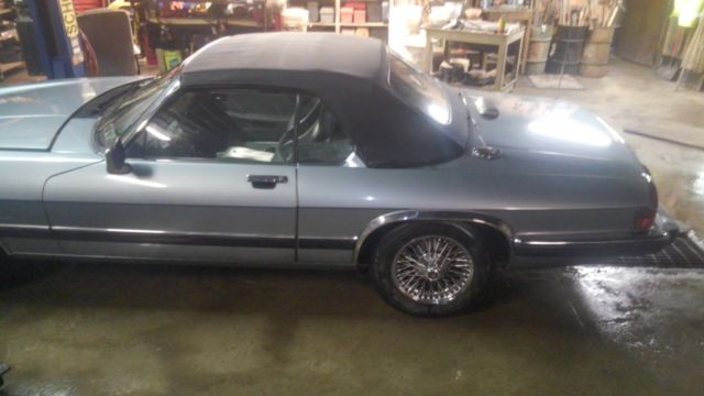 1990 Blue Jaguar XJS Convertible