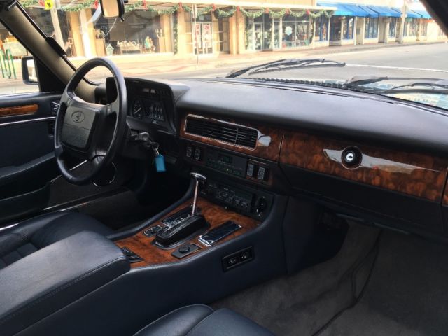 1990 Blue Jaguar XJS Convertible