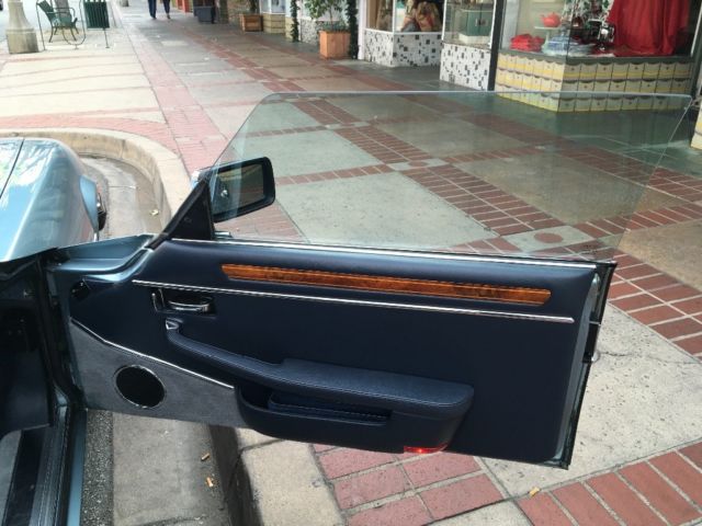 1990 Blue Jaguar XJS Convertible