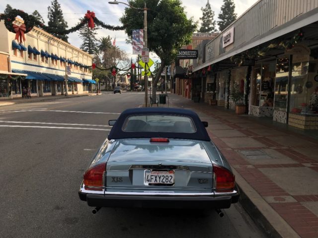 1990 Blue Jaguar XJS Convertible