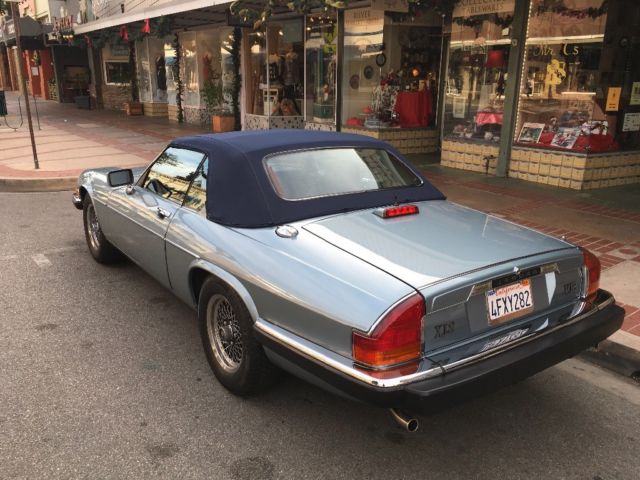 1990 Blue Jaguar XJS Convertible