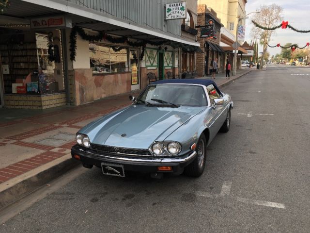 1990 Blue Jaguar XJS Convertible
