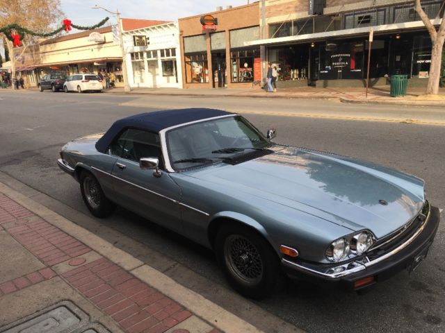 1990 Blue Jaguar XJS Convertible