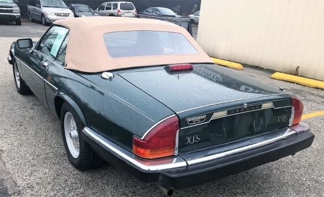 1990 Green Jaguar XJS --