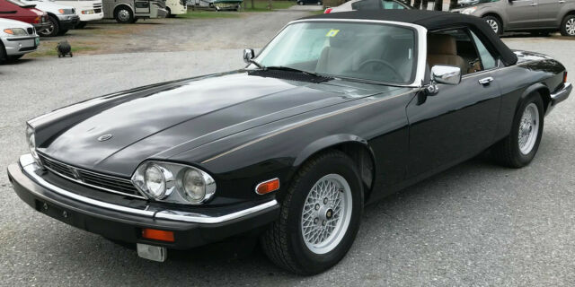 1990 Black Jaguar XJS Convertible