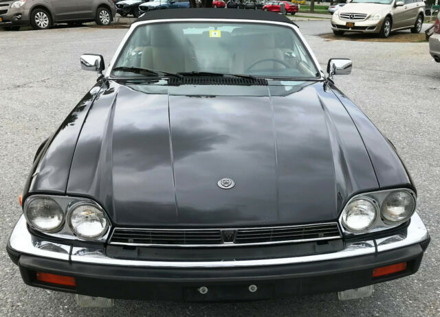 1990 Black Jaguar XJS Convertible