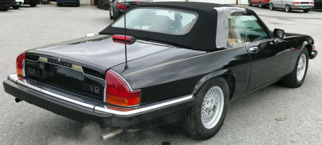 1990 Black Jaguar XJS Convertible