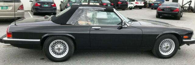 1990 Black Jaguar XJS Convertible