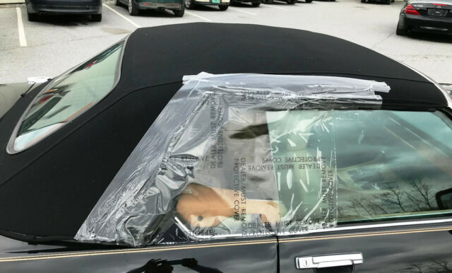 1990 Black Jaguar XJS Convertible