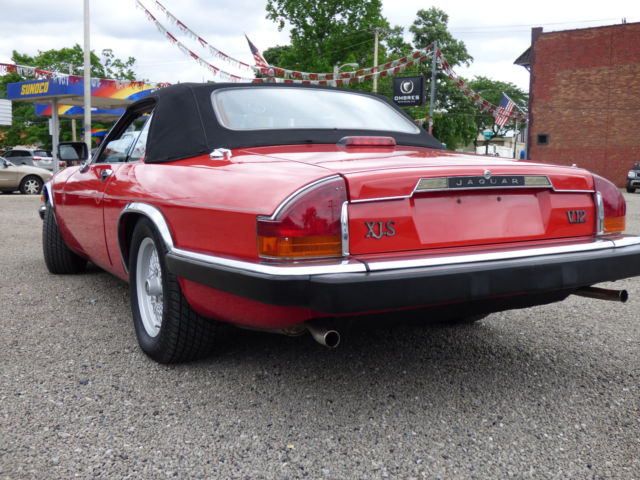 1990 Red Jaguar XJS Convertible