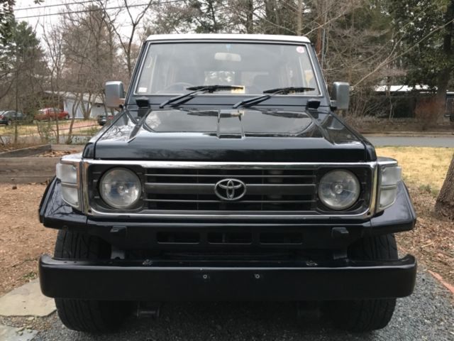 1980 Black Toyota Land Cruiser SUV