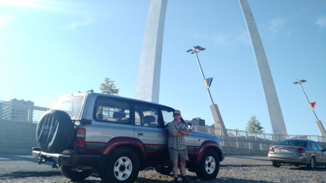 1990 Silver Toyota Land Cruiser SUV
