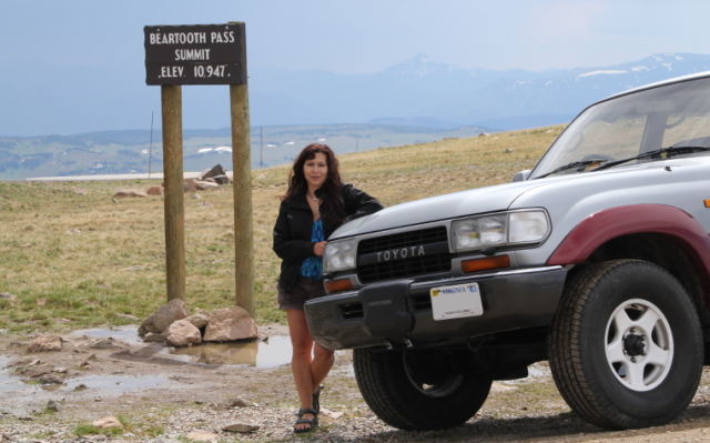 1990 Silver Toyota Land Cruiser SUV