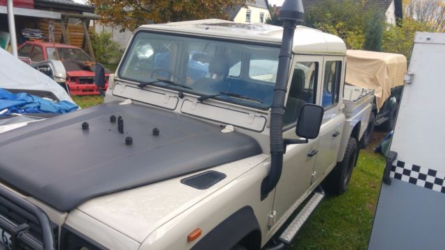 1990 Tan Land Rover Defender Extended Cab Pickup