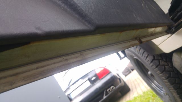 1990 Tan Land Rover Defender Extended Cab Pickup