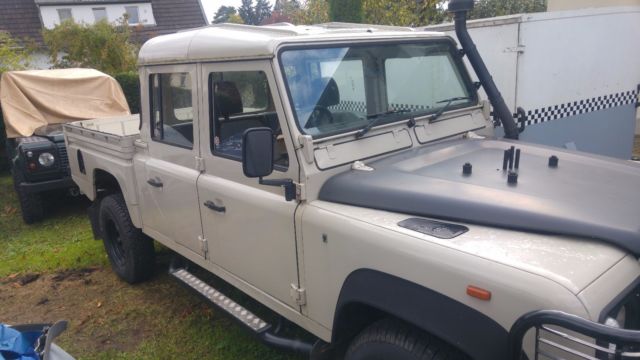 1990 Tan Land Rover Defender Extended Cab Pickup