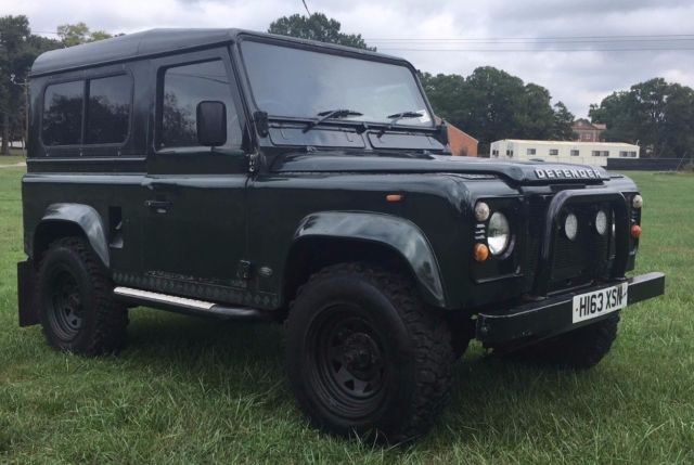 1990 Green Land Rover Defender SUV