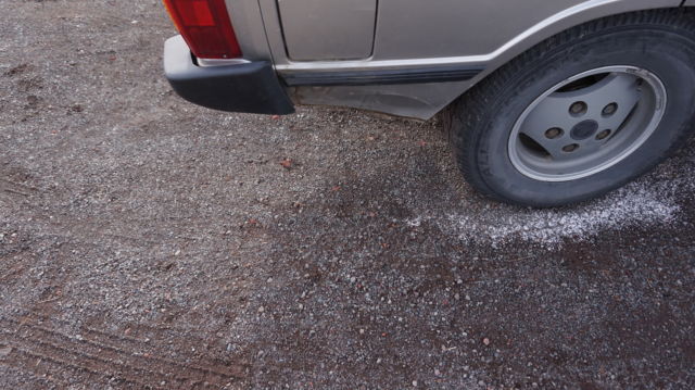 1990 Silver Land Rover Range Rover SUV