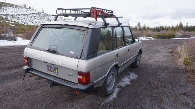 1990 Silver Land Rover Range Rover SUV