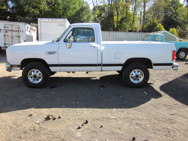 1990 White Dodge Other Pickups Regular Cab Shortbed