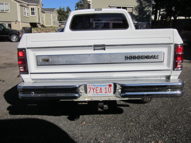 1990 White Dodge Other Pickups Regular Cab Shortbed
