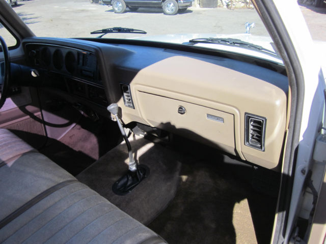 1990 White Dodge Other Pickups Regular Cab Shortbed