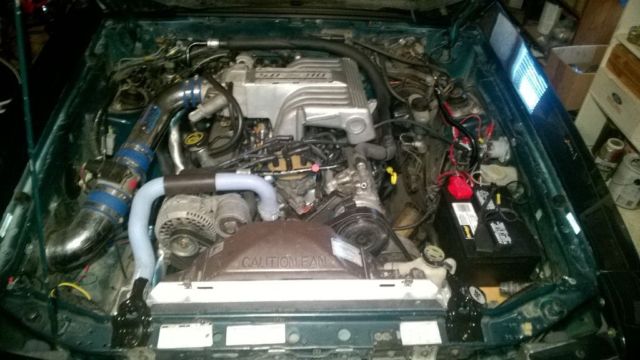 1990 Green Ford Mustang Convertible